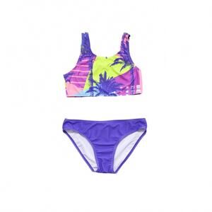 NEW BLUEBERRY BAY SWIM women's fontainebleau two piece swimsuit in multi